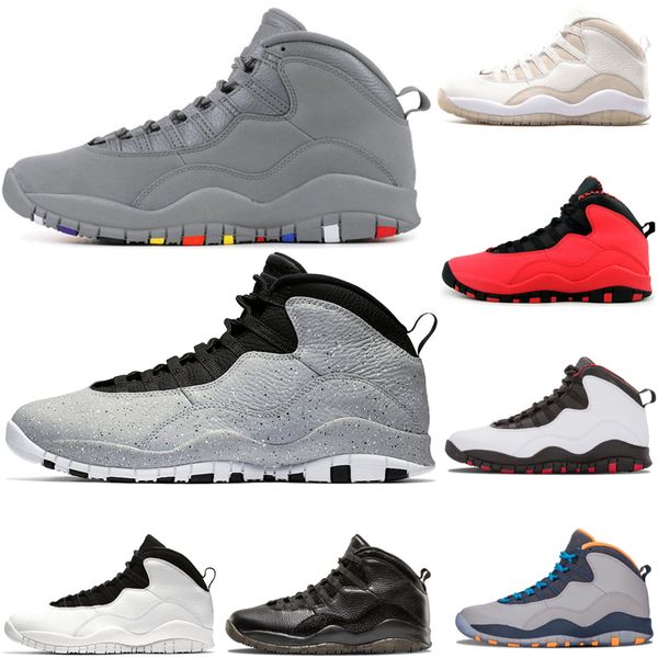 Men Basketball shoes 10 10s Cement Westbrook X GS Fusion Red Chicago Cool Grey Powder Blue Steel Grey black white sport Sneakers 41-47
Men Basketball shoes 10 10s Cement Westbrook X GS Fusion Red Chicago Cool Grey Powder Blue Steel Grey black white sport Sneakers 41-47