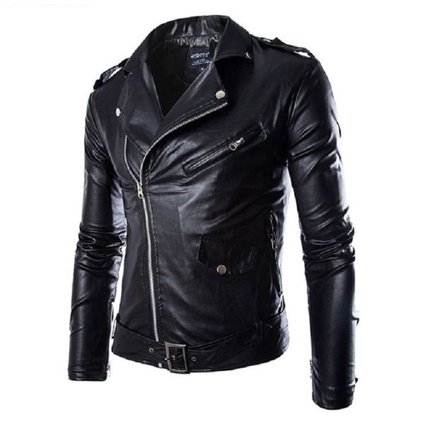 2018 fashion brand men's leather jacket coat men biker jacket homme jaqueta de couro masculina pu leather mens punk veste cuir, Black;brown
2018 fashion brand men's leather jacket coat men biker jacket homme jaqueta de couro masculina pu leather mens punk veste cuir, Black;brown