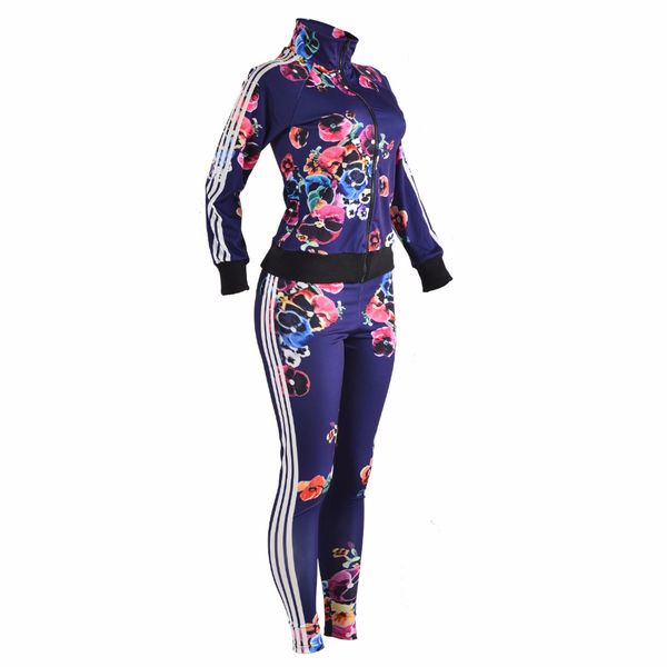 two piece set women 's tracksuits autumn crop and pants zipper casual sweatsuit long sleeve printing spring outfits set female, Gray
two piece set women 's tracksuits autumn crop and pants zipper casual sweatsuit long sleeve printing spring outfits set female, Gray