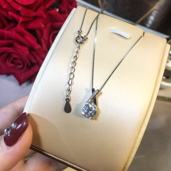 selling women shining jewelry 2018 new arrival fashion women 925 sterling silver necklace zircon pendant
selling women shining jewelry 2018 new arrival fashion women 925 sterling silver necklace zircon pendant
