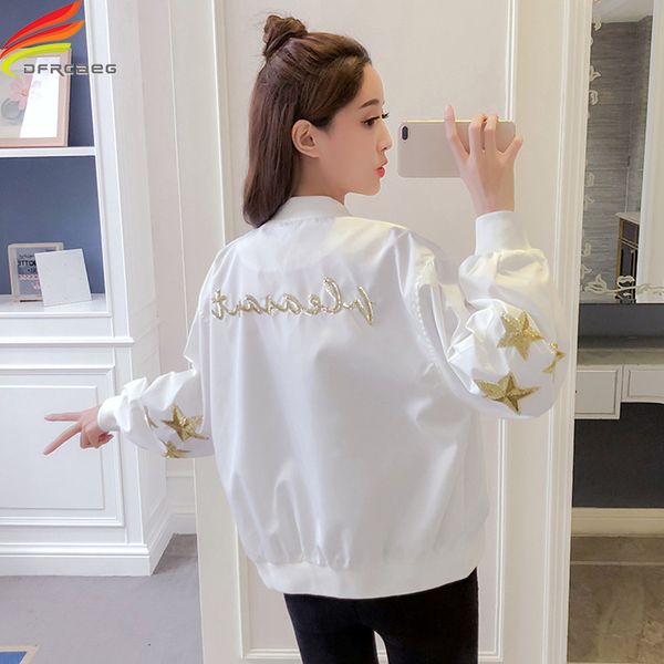 sequin jackets women 2018 spring autumn fashion windbreaker jacket zipper pockets casual long sleeve street wear coats outwear, Black;brown
sequin jackets women 2018 spring autumn fashion windbreaker jacket zipper pockets casual long sleeve street wear coats outwear, Black;brown