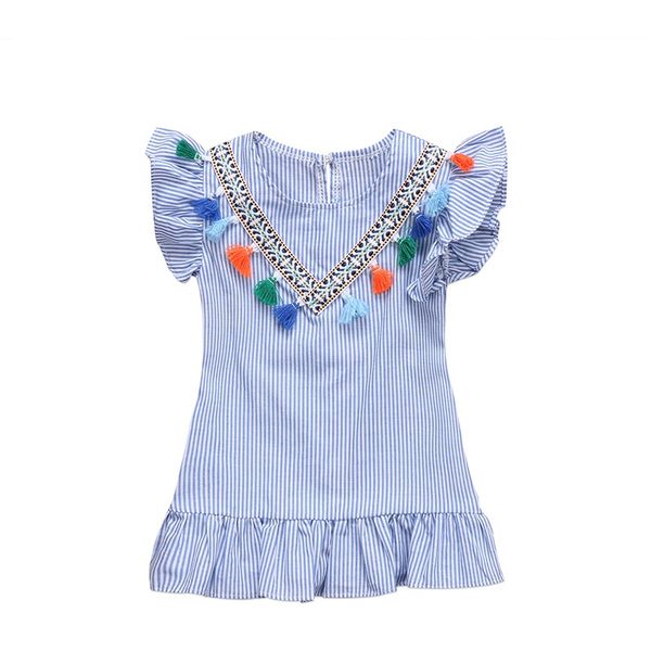 baby girls striped dress with tassels pendant falbala ruffel short sleeve princess dress kids summer dress, Red;yellow
baby girls striped dress with tassels pendant falbala ruffel short sleeve princess dress kids summer dress, Red;yellow