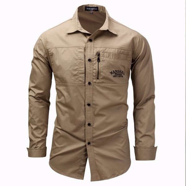 brand military shirt men solid cotton casual breathable long sleeve slim fit camisa masculina men shirt size -3xl, White;black
brand military shirt men solid cotton casual breathable long sleeve slim fit camisa masculina men shirt size -3xl, White;black