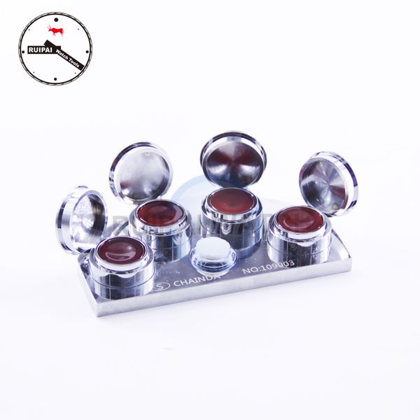 high end stainless steel 4 cups watch oiler dish cup tool oil dip stand for watchmaker
high end stainless steel 4 cups watch oiler dish cup tool oil dip stand for watchmaker