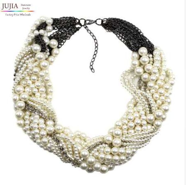 new fashion z bib collar necklace & pendant chunky choker simulated pearl necklace statement necklace, Blue;red
new fashion z bib collar necklace & pendant chunky choker simulated pearl necklace statement necklace, Blue;red