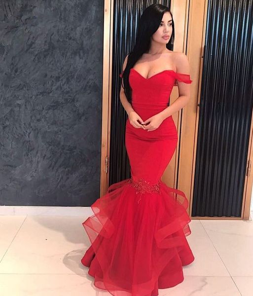 2018 elegant arabic mermaid plus size long dresses evening red prom dress quinceanera dresses 2018, Black;red
2018 elegant arabic mermaid plus size long dresses evening red prom dress quinceanera dresses 2018, Black;red