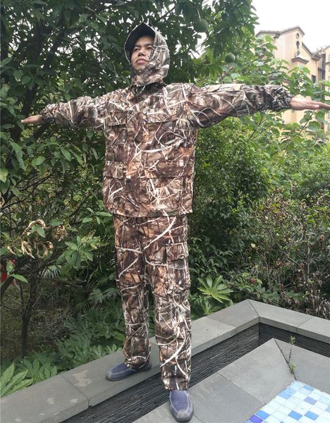 waterproof reed camouflage multi-pocket jacket and trousers set autumn winter suitable for outdoor trainning sport, White;black
waterproof reed camouflage multi-pocket jacket and trousers set autumn winter suitable for outdoor trainning sport, White;black