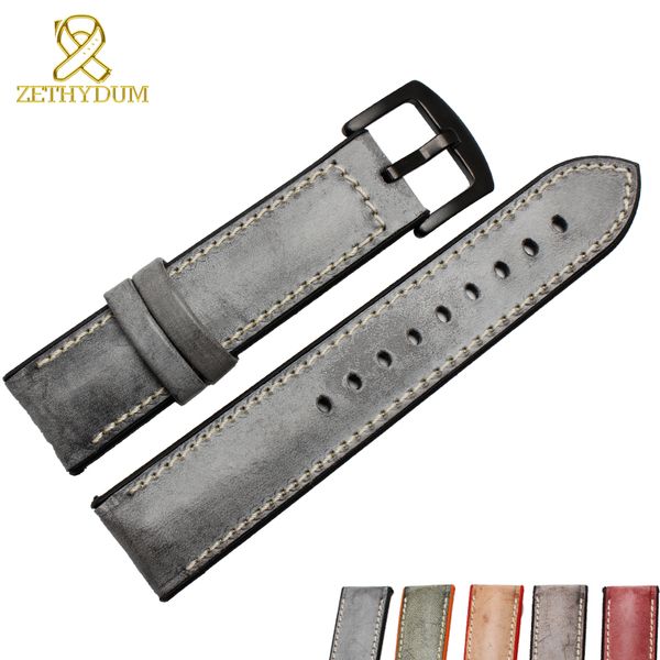 genuine leather watchband 18 20 22 24mm wipe wax leather watch strap bottom is waterproof silicone wristwatches belt pin buckle, Black;brown
genuine leather watchband 18 20 22 24mm wipe wax leather watch strap bottom is waterproof silicone wristwatches belt pin buckle, Black;brown