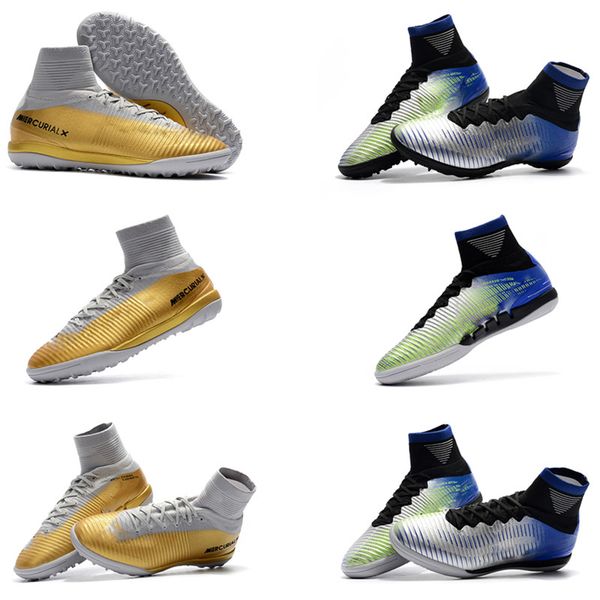 original mens mercurial superfly fashion blue gold tf ic football boots cristiano ronaldo neymar tf blue soccer shoes size 39-45
original mens mercurial superfly fashion blue gold tf ic football boots cristiano ronaldo neymar tf blue soccer shoes size 39-45