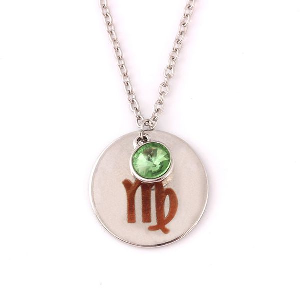 12 constellations series pendant glass cabochon pendant necklace aquarius pisces aries taurus gemini, Silver
12 constellations series pendant glass cabochon pendant necklace aquarius pisces aries taurus gemini, Silver