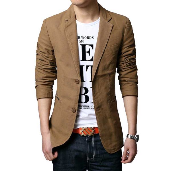 autumn spring men casual blazer jacket slim fit cotton 2 buttons suit singer blazer coat male clothing plus size 5xl 6xl, White;black
autumn spring men casual blazer jacket slim fit cotton 2 buttons suit singer blazer coat male clothing plus size 5xl 6xl, White;black