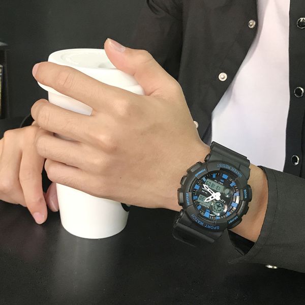 waterproof watch luminous digital sports electronic watch for young boys and girls, Slivery;brown
waterproof watch luminous digital sports electronic watch for young boys and girls, Slivery;brown
