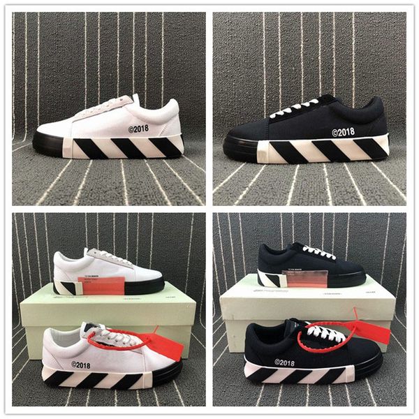 2018 CO VIRGIL 18FW Skateboard Shoe Vulc Low Top Mens Black White Fashion Designer Women Canvas Casual Shoes Size 36-44
2018 CO VIRGIL 18FW Skateboard Shoe Vulc Low Top Mens Black White Fashion Designer Women Canvas Casual Shoes Size 36-44