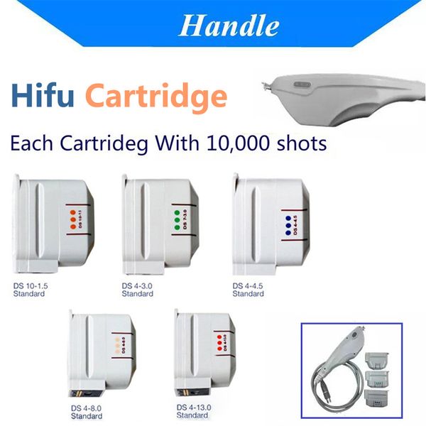 10000 S Hifu Face Body 7 Cartridges Hifu Transducer Head Focused Ultrasound Face Lift Slimming Machine Equipment