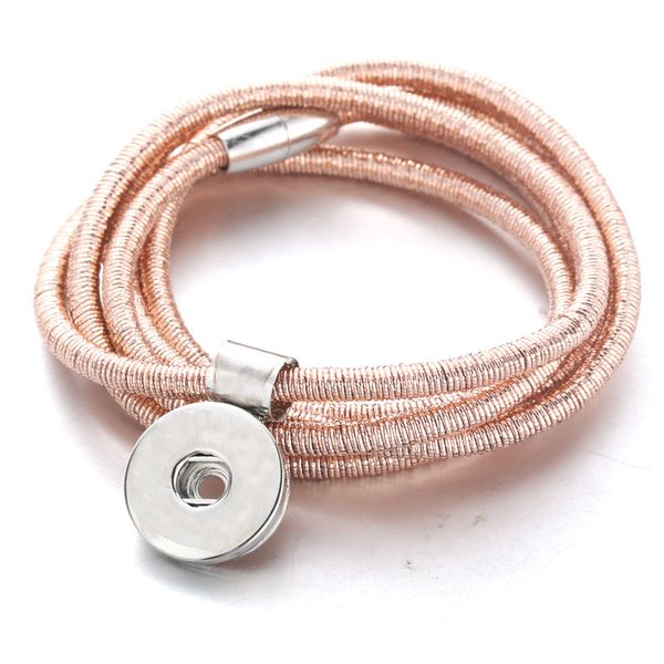 5 colors magnet buckle 18mm snap button bracelet & bangle multi-turn leather rope bracelet fit 18mm diy snap button jewelry 4409, Golden;silver
5 colors magnet buckle 18mm snap button bracelet & bangle multi-turn leather rope bracelet fit 18mm diy snap button jewelry 4409, Golden;silver