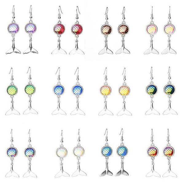 new fashion drusy druzy earrings mermaid scales tail dangle earrings fish scale for women lady jewelry, Silver
new fashion drusy druzy earrings mermaid scales tail dangle earrings fish scale for women lady jewelry, Silver