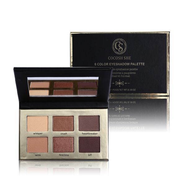 cocosh she cosmetics 6 color matte natural eye shadow palette eyeshadow nude eyelid waterproof makeup with mirror
cocosh she cosmetics 6 color matte natural eye shadow palette eyeshadow nude eyelid waterproof makeup with mirror