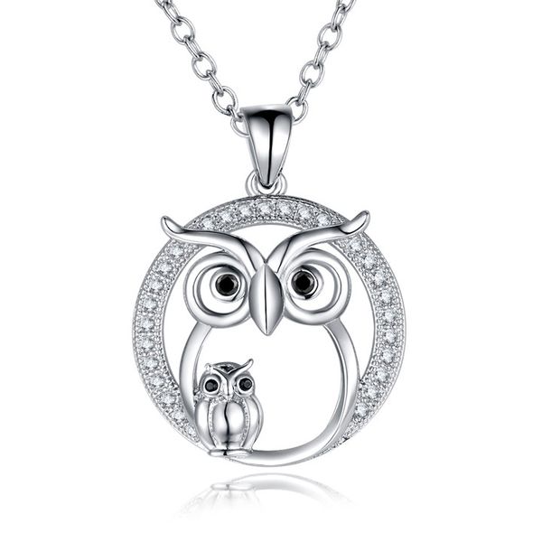 n4010 brand new women lady girl sterling platinum plating owl necklace brithday gift girl pendant fashion ing, Silver 
n4010 brand new women lady girl sterling platinum plating owl necklace brithday gift girl pendant fashion ing, Silver