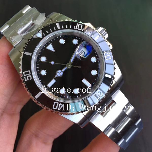 luxury Mens watch N factory V7 116610LN ETA 2836 Automatic mechanical watch black ceramic frame luminous diving watch DHL free shipping
luxury Mens watch N factory V7 116610LN ETA 2836 Automatic mechanical watch black ceramic frame luminous diving watch DHL free shipping