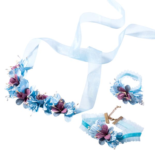flower girls crown floral wreath garland wrist band for bridal festival wedding party (ez102
flower girls crown floral wreath garland wrist band for bridal festival wedding party (ez102