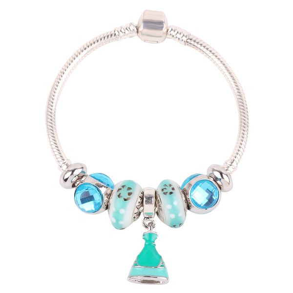 aifeili princess skirt pendant sky blue series diy for women bracelet high quality gift european fashion jewelry, Black
aifeili princess skirt pendant sky blue series diy for women bracelet high quality gift european fashion jewelry, Black