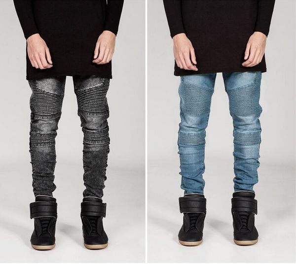 new famous brand men jeans skinny plus size disel design slim straight jean male ripped denim pants fake designer clothes, Blue
new famous brand men jeans skinny plus size disel design slim straight jean male ripped denim pants fake designer clothes, Blue