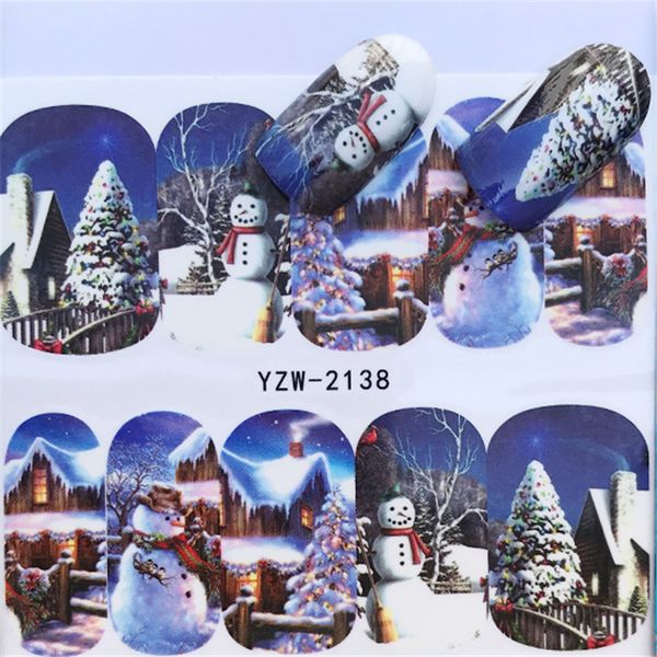 ywk 1 pc winter sticker nails art water transfer christmas snowflakes gel polish wraps nail decals, Black
ywk 1 pc winter sticker nails art water transfer christmas snowflakes gel polish wraps nail decals, Black