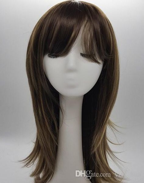 short bangs womens wig brown short wig women long straight hair heat synthic fiber natura fiber wig, Black
short bangs womens wig brown short wig women long straight hair heat synthic fiber natura fiber wig, Black