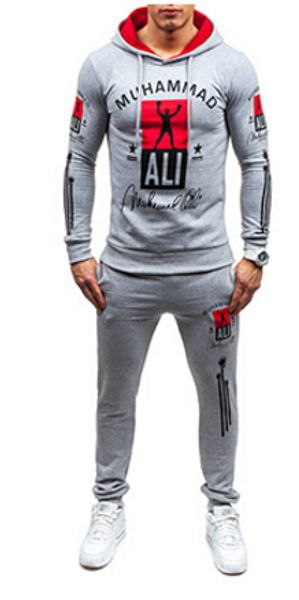 mens clothing tracksuits sports hoodies jogger pants hooded letters printed pullovers casual long trousers 2pcs sets suits 0919, Gray
mens clothing tracksuits sports hoodies jogger pants hooded letters printed pullovers casual long trousers 2pcs sets suits 0919, Gray