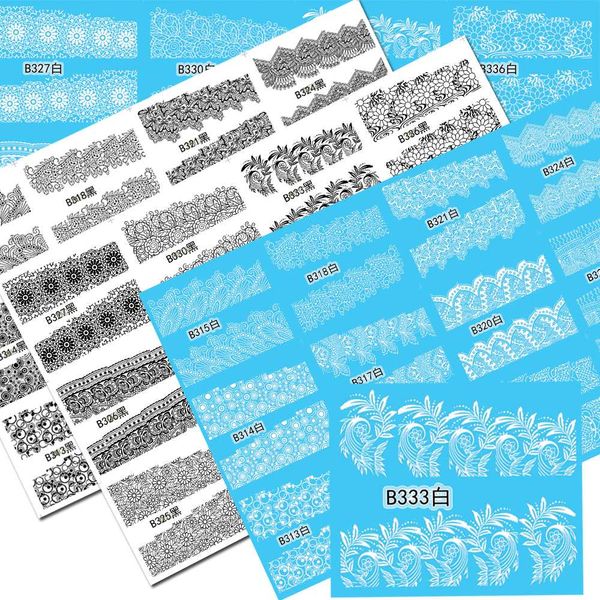 48 designs nail art flower water transfer sticker black/white beauty wraps foil decals temporary taoos watermark b313-336
48 designs nail art flower water transfer sticker black/white beauty wraps foil decals temporary taoos watermark b313-336