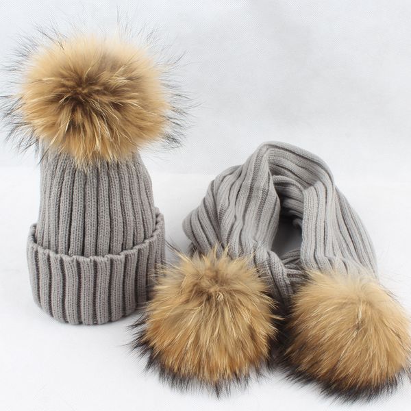 lady fashion acrylic warm scarf hat sets with 15cm raccoon fur pom poms women fur neck rings caps vf4033, Blue;gray
lady fashion acrylic warm scarf hat sets with 15cm raccoon fur pom poms women fur neck rings caps vf4033, Blue;gray