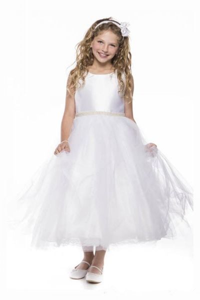 white princess flower girl dresses 2019 new beads sash tulle girl pageant gowns simple style ankle length girls birthday party gowns f21, White;blue
white princess flower girl dresses 2019 new beads sash tulle girl pageant gowns simple style ankle length girls birthday party gowns f21, White;blue