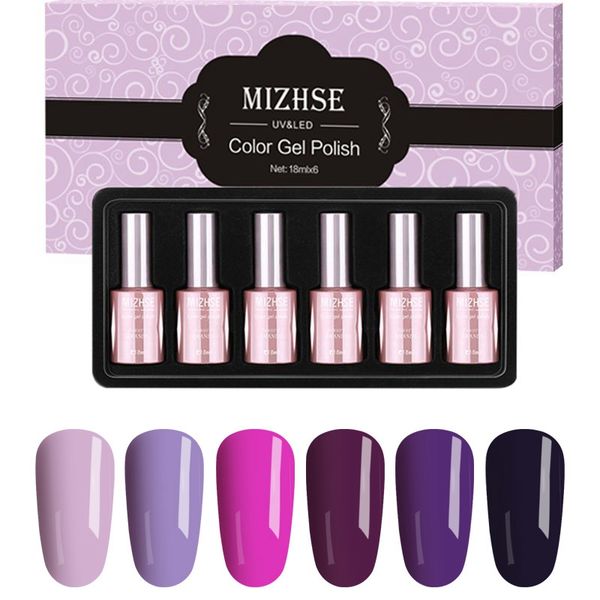 mizhse 18ml purple nail gel esmaltes semipermanentes uv led gel lacquer set rubber base lakiery hybrydowe uv construtor, Red;pink
mizhse 18ml purple nail gel esmaltes semipermanentes uv led gel lacquer set rubber base lakiery hybrydowe uv construtor, Red;pink