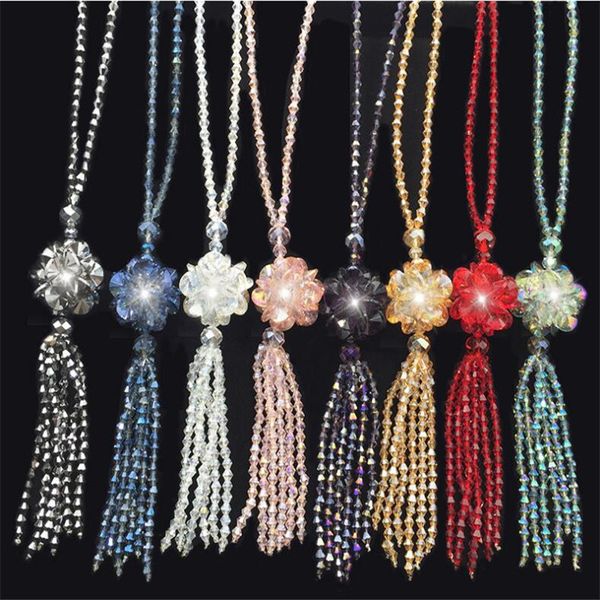 crystal long necklace women fashion sweater chain bead tassel layered bijoux colorful flower ball necklaces mother day gift, Silver
crystal long necklace women fashion sweater chain bead tassel layered bijoux colorful flower ball necklaces mother day gift, Silver