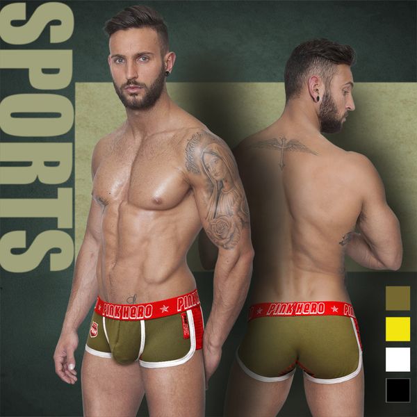 2015 new arrived brand australia pink hero fashion men underwear side spell breathable mesh fabric men boxers, Black;white
2015 new arrived brand australia pink hero fashion men underwear side spell breathable mesh fabric men boxers, Black;white