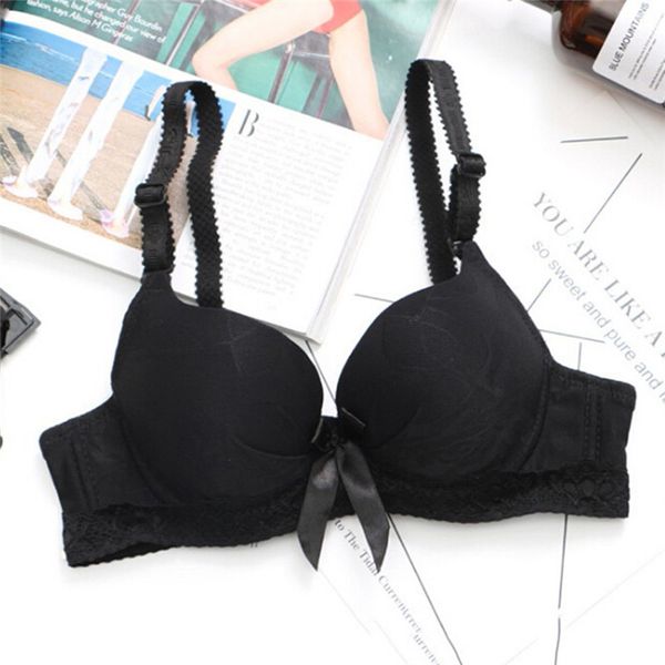 summer thin wire seamless bra women cotton solid color bowtie 3/4 cup women's bras lingerie gather brassier, Red;black
summer thin wire seamless bra women cotton solid color bowtie 3/4 cup women's bras lingerie gather brassier, Red;black