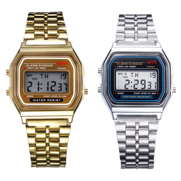 2pc gold & silver stainless steel digital alarm satch wrist watches gift business watch men brand luxury relogio masculino, Slivery;brown
2pc gold & silver stainless steel digital alarm satch wrist watches gift business watch men brand luxury relogio masculino, Slivery;brown