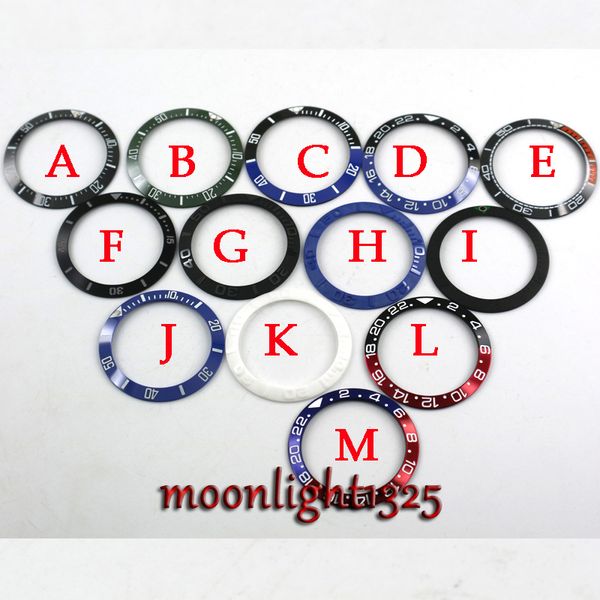 1 pic 40mm ceramic red black blue green bezel ( 13 color chosen) insert fit automatic 43mm watch 
1 pic 40mm ceramic red black blue green bezel ( 13 color chosen) insert fit automatic 43mm watch