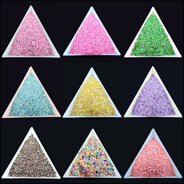 10000pcs/bag ss6 2mm 9 color jelly ab resin crystal rhinestones flatback super glitter nail art strass wedding decoration beads non ix, Black
10000pcs/bag ss6 2mm 9 color jelly ab resin crystal rhinestones flatback super glitter nail art strass wedding decoration beads non ix, Black