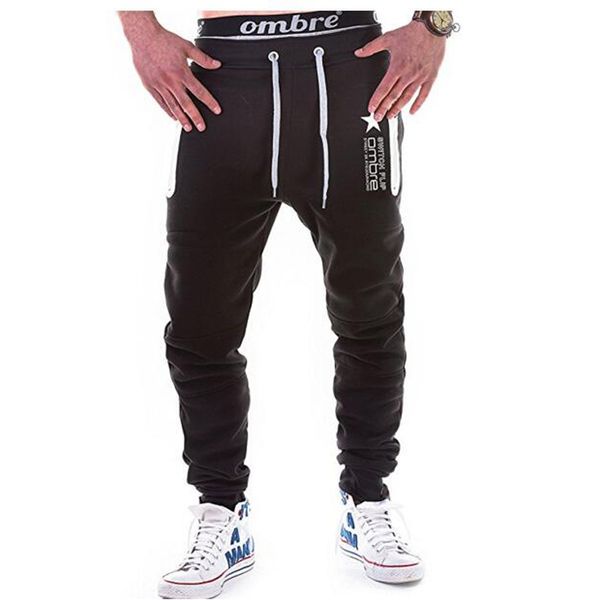 2018 spring autumn elastic waist drawstring harem pants joggers zipper pocket beam foot trousers men hip hop street bottoms, Black
2018 spring autumn elastic waist drawstring harem pants joggers zipper pocket beam foot trousers men hip hop street bottoms, Black