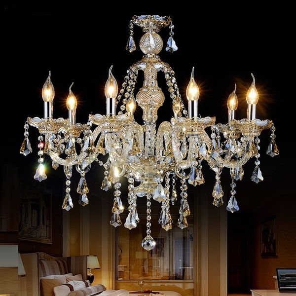 Crystal Chandelier Lighting Fixture Crystal Light Lustres De Cristal For Living Room Ceiling Lamp