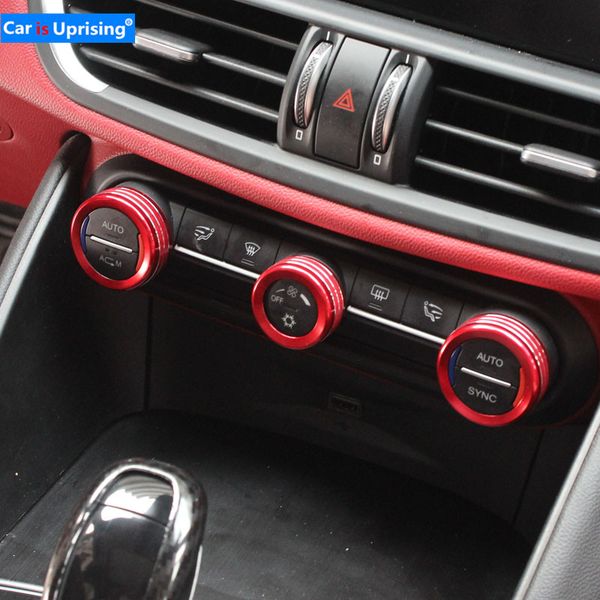 3 pcs 3 color car air conditioning volume knob decoration sticker car-styling for alfa romeo stelvio giulia 2017 accessories
3 pcs 3 color car air conditioning volume knob decoration sticker car-styling for alfa romeo stelvio giulia 2017 accessories