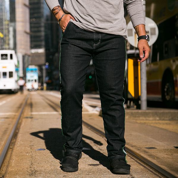 men jeans pants stretch casual slim leg skinny boys male yong man denim trousers solid black quality hombre plus size 30-46 48, Blue 
men jeans pants stretch casual slim leg skinny boys male yong man denim trousers solid black quality hombre plus size 30-46 48, Blue