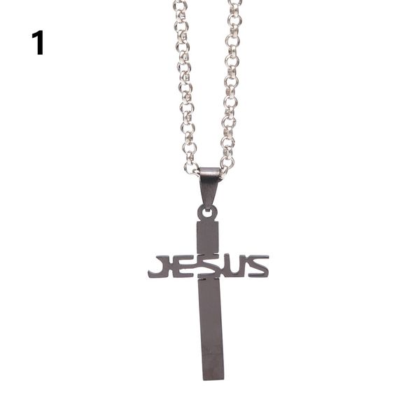 fashion punk cross jesus christian bible pendant necklace stainless with steel chain new design men women jewellery christmas gifts, Silver
fashion punk cross jesus christian bible pendant necklace stainless with steel chain new design men women jewellery christmas gifts, Silver