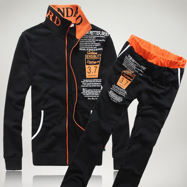 Autumn Winter Mens Suits Designer Tracksuit Letter Printed Men Casual Long Sleeve Suits Black Green Tracksuits