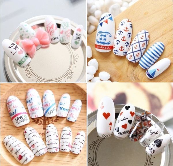 5 sheet 3d nail sticker mixed colorful designs nail stickers decals korean women makeup water tattoos manicure tool dls229-242, Black
5 sheet 3d nail sticker mixed colorful designs nail stickers decals korean women makeup water tattoos manicure tool dls229-242, Black