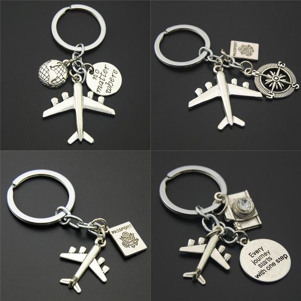 1pc earth airplane keychains no matter where pendant travel keyring friendship handmade jewelry diy gift for traveler, Silver
1pc earth airplane keychains no matter where pendant travel keyring friendship handmade jewelry diy gift for traveler, Silver