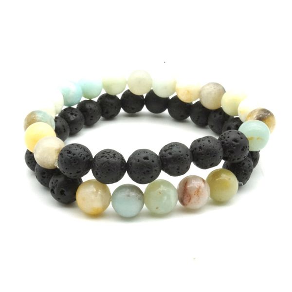 fashion 8mm amazonite stone black volcanic lava stone beads essential oil diffuser bracelets men women jewelry
fashion 8mm amazonite stone black volcanic lava stone beads essential oil diffuser bracelets men women jewelry