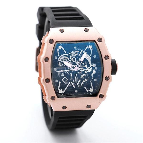 Luxury watches men's Quartz Watches men Fashion Skeleton Silica Gel Strap quartz watch Wholesale Free Shipping
Luxury watches men's Quartz Watches men Fashion Skeleton Silica Gel Strap quartz watch Wholesale Free Shipping