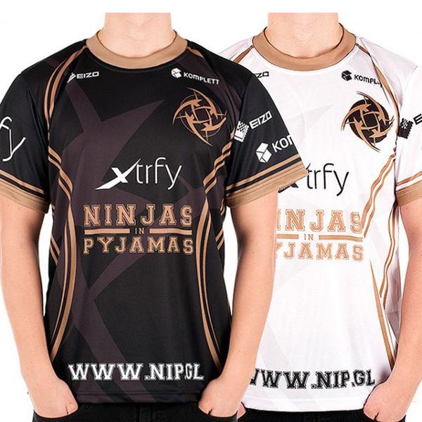 game team dota 2 jersey ninjas in pyjamas t shirt csgo dota2 short sleeve men nip t-shirt fast dry 100% polyeste tees, White;black
game team dota 2 jersey ninjas in pyjamas t shirt csgo dota2 short sleeve men nip t-shirt fast dry 100% polyeste tees, White;black